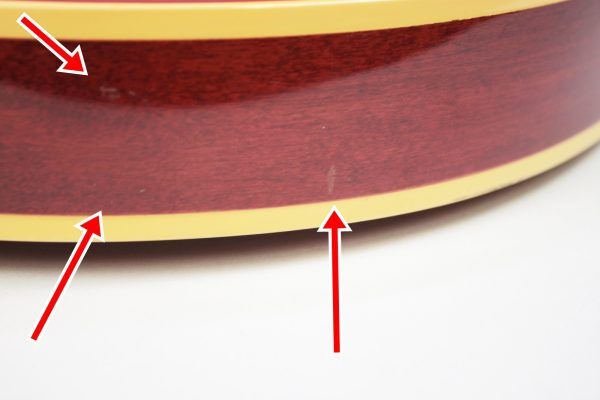 Gibson ES-125C 1965 - Cherry Sunburst blem by binding