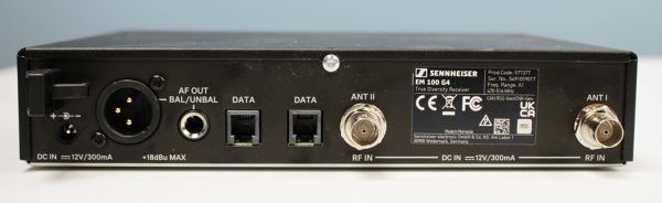Sennheiser EM 100 G4 back ports
