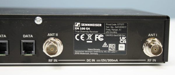 Sennheiser EM 100 G4 left side back
