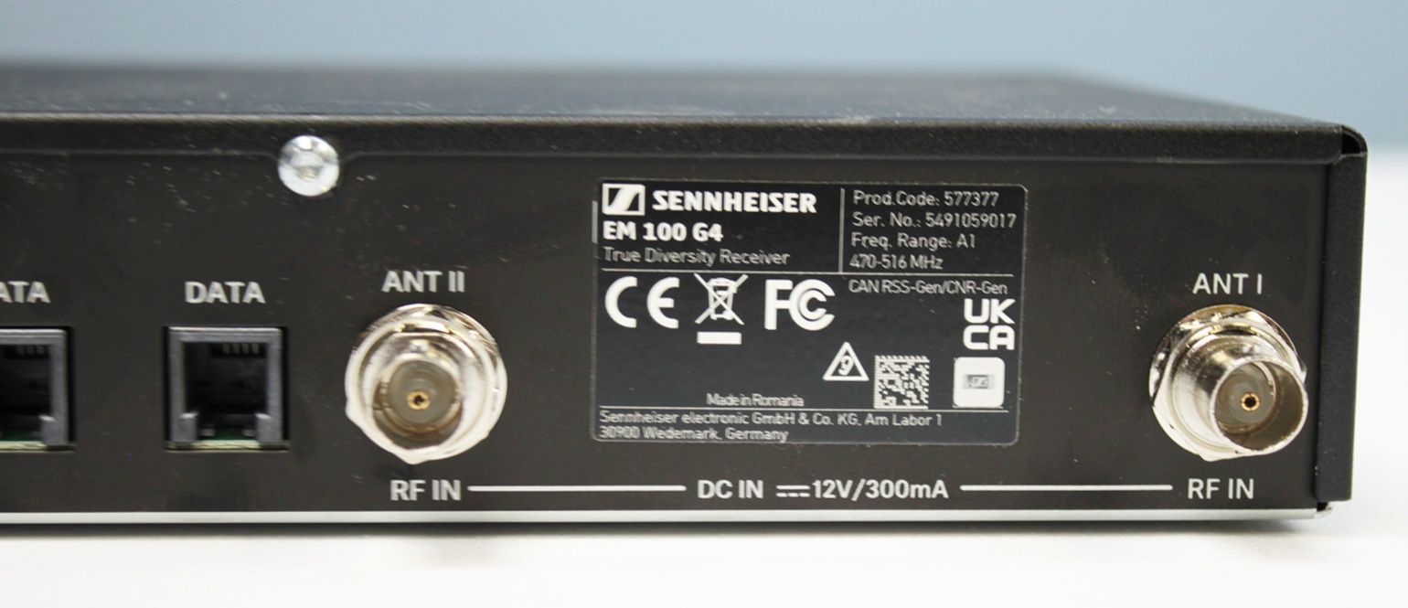 Sennheiser EM 100 G4 left side back