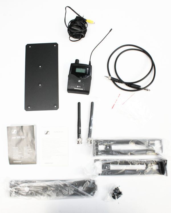 Sennheiser EW 100 G4-ME2 Wireless Cardioid Lavalier Microphone System GB Band A1 470–516 MHz Black (Copy)