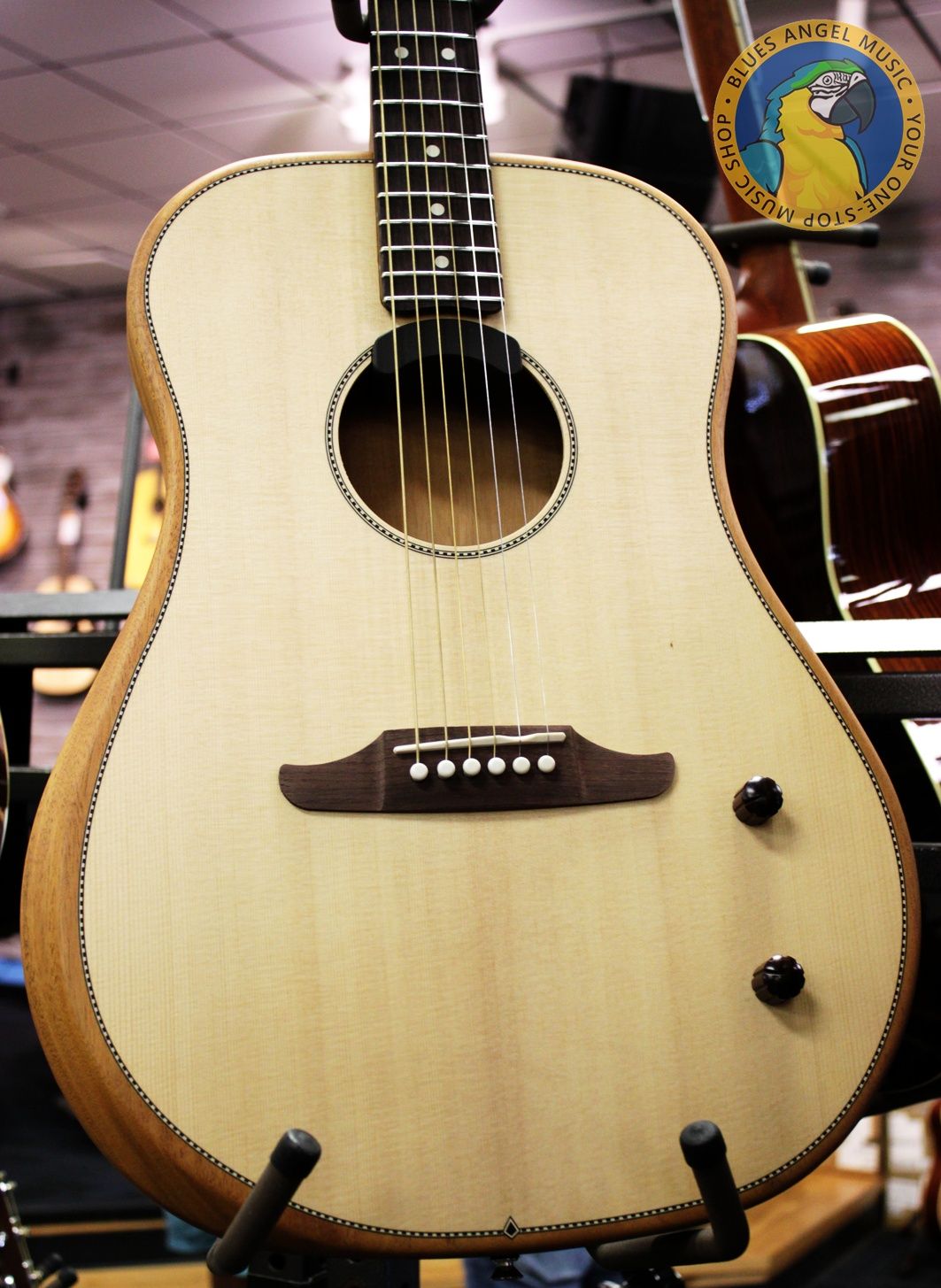 Fender Highway Series Dreadnought, Fender Highway Series acoustic, Fender Highway Dreadnought Natural, solid Sitka spruce top guitar, mahogany back and sides acoustic, chambered mahogany body guitar, Fender acoustic electric, Fishman Fluence acoustic pickup, dreadnought acoustic electric guitar, Fender Highway Series acoustic electric, rosewood fingerboard acoustic, satin matte finish acoustic guitar, bolt-on neck acoustic guitar, modern Viking bridge Fender, checkerboard rosette acoustic, Graph Tech TUSQ nut, Fender Dura-Tone strings, 25.5 scale acoustic guitar, 20 fret acoustic guitar, chrome hardware acoustic, right handed acoustic guitar, C shape neck acoustic, tapered floating X bracing, lightweight acoustic guitar Fender, stage ready acoustic electric, Fender Highway Series natural finish