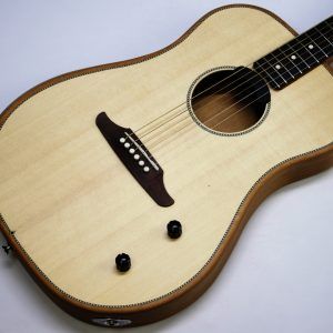 Fender Highway Series Dreadnought, Fender Highway Series acoustic, Fender Highway Dreadnought Natural, solid Sitka spruce top guitar, mahogany back and sides acoustic, chambered mahogany body guitar, Fender acoustic electric, Fishman Fluence acoustic pickup, dreadnought acoustic electric guitar, Fender Highway Series acoustic electric, rosewood fingerboard acoustic, satin matte finish acoustic guitar, bolt-on neck acoustic guitar, modern Viking bridge Fender, checkerboard rosette acoustic, Graph Tech TUSQ nut, Fender Dura-Tone strings, 25.5 scale acoustic guitar, 20 fret acoustic guitar, chrome hardware acoustic, right handed acoustic guitar, C shape neck acoustic, tapered floating X bracing, lightweight acoustic guitar Fender, stage ready acoustic electric, Fender Highway Series natural finish