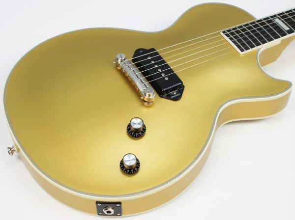 Epiphone Jared James Nichols Blues Power Les Paul Custom Gold front of gold body