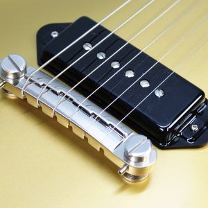 Epiphone Jared James Nichols Blues Power Les Paul Custom Gold p90 pickup and wrap around bridge