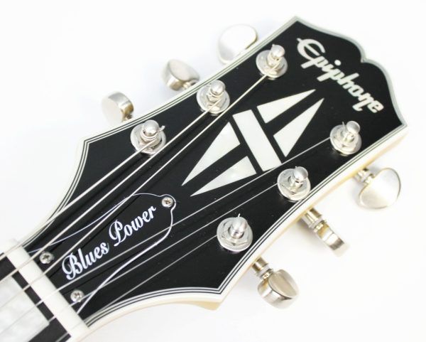 Epiphone Jared James Nichols Blues Power Les Paul Custom Gold split diamond inlay