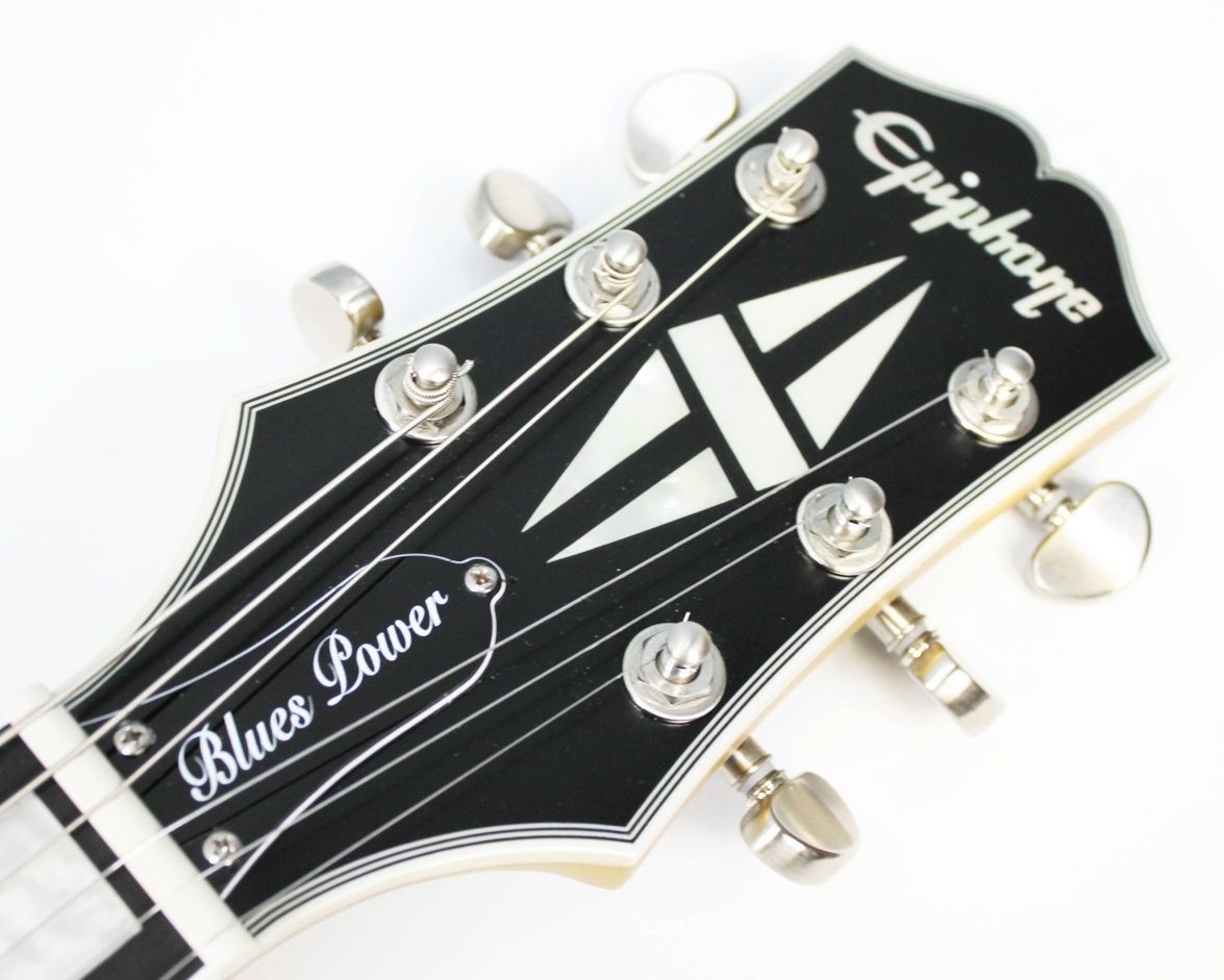 Epiphone Jared James Nichols Blues Power Les Paul Custom Gold split diamond inlay