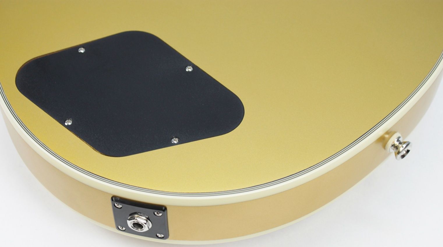Epiphone Jared James Nichols Blues Power Les Paul Custom Gold output jack