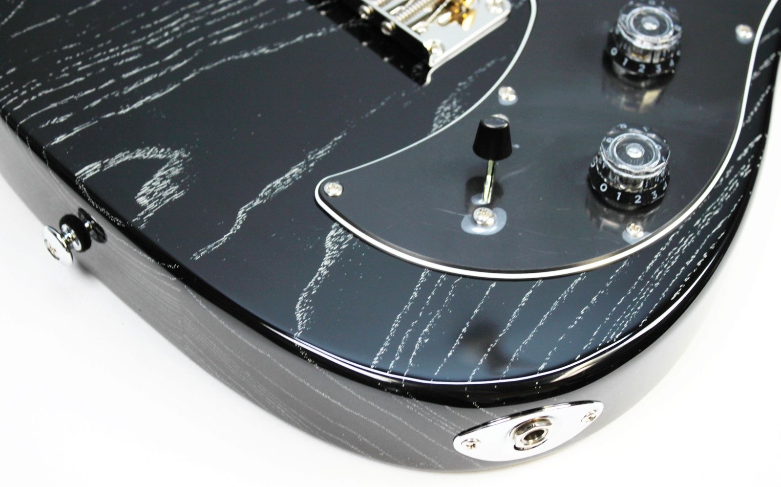 PRS SE NF 53 2025 - Present - Black Doghair output jack and tone controls 3 way switch