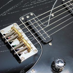 PRS SE NF 53 2025 - Present - Black Doghair brass barrel saddles