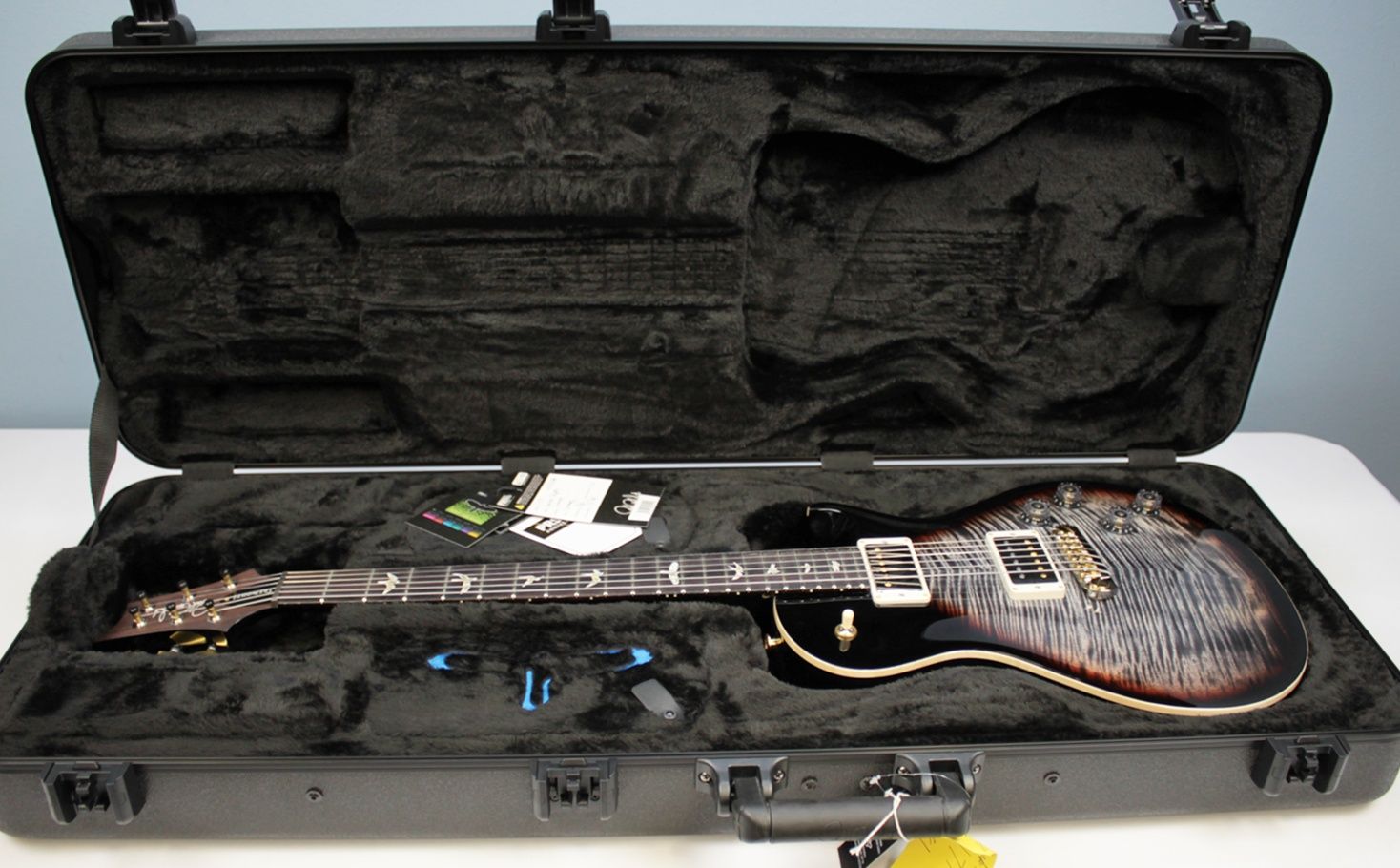 PRS Mark Tremonti Signature Stoptail 10-Top 2025 - Charcoal Contour Burst case included