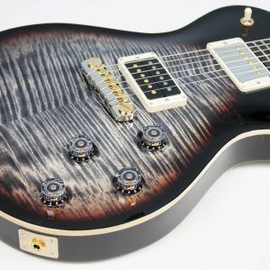 PRS Mark Tremonti Signature Stoptail 10-Top 2025 - Charcoal Contour Burst front of body angled