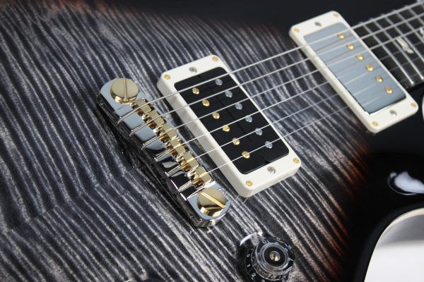 PRS Mark Tremonti Signature Stoptail 10-Top 2025 - Charcoal Contour Burst stoptail bridge