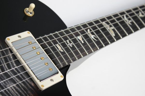 PRS Mark Tremonti Signature Stoptail 10-Top 2025 - Charcoal Contour Burst humbucker