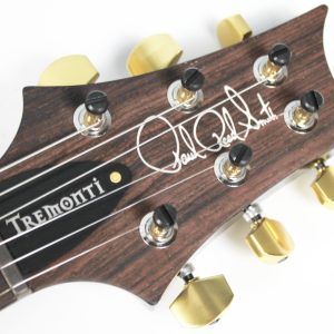 PRS Mark Tremonti Signature Stoptail 10-Top 2025 - Charcoal Contour Burst front of headstock