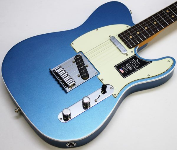 Fender, American Ultra Luxe, Vintage '60s Telecaster, Telecaster Custom, Lake Placid Blue, electric guitar, USA made, alder body, rosewood fingerboard, Pure Vintage '63 pickups, nitro lacquer, Heirloom lacquer, double bound Telecaster, modern D neck, compound radius, stainless steel frets, locking tuners, S-1 switching, premium Fender Telecaster, boutique Tele tone, vintage style Tele, modern playability, Fender USA, Telecaster electric guitar, 2025 Fender, Lake Placid Blue Tele, custom Telecaster, high end Telecaster, Corona California, 22 fret Telecaster, Fender Ultra Luxe, mint green pickguard, bound body Tele, professional guitar, collectible Fender, Telecaster custom shop inspired, classic Tele tone, contemporary Telecaster, Fender guitar, electric guitar, blues guitar, rock guitar, country guitar, studio guitar, stage guitar