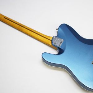 Fender, American Ultra Luxe, Vintage '60s Telecaster, Telecaster Custom, Lake Placid Blue, electric guitar, USA made, alder body, rosewood fingerboard, Pure Vintage '63 pickups, nitro lacquer, Heirloom lacquer, double bound Telecaster, modern D neck, compound radius, stainless steel frets, locking tuners, S-1 switching, premium Fender Telecaster, boutique Tele tone, vintage style Tele, modern playability, Fender USA, Telecaster electric guitar, 2025 Fender, Lake Placid Blue Tele, custom Telecaster, high end Telecaster, Corona California, 22 fret Telecaster, Fender Ultra Luxe, mint green pickguard, bound body Tele, professional guitar, collectible Fender, Telecaster custom shop inspired, classic Tele tone, contemporary Telecaster, Fender guitar, electric guitar, blues guitar, rock guitar, country guitar, studio guitar, stage guitar