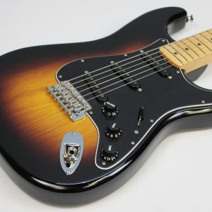 Fender Custom Shop B5 Postmodern Stratocaster 2025 - Two Tone Sunburst front of guitar