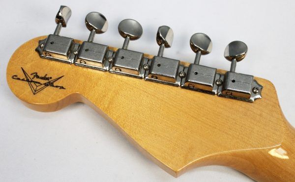 Fender Custom Shop B5 Postmodern Stratocaster 2025 - Two Tone Sunburst back of headstock