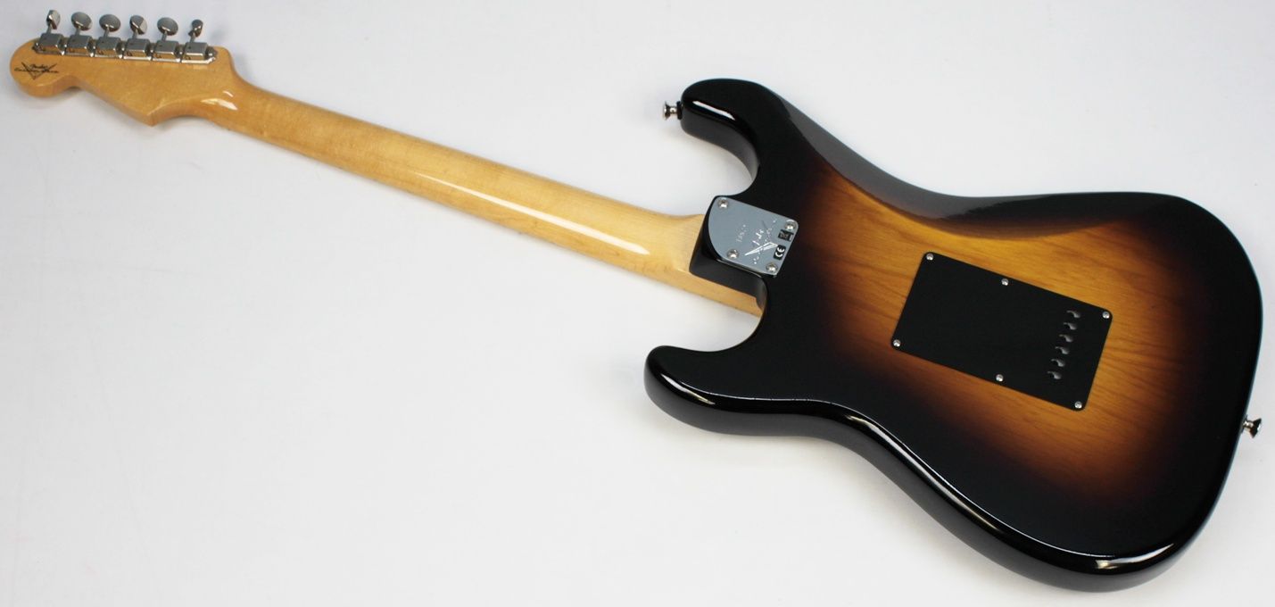 front of the entire instrument fender stratocaster