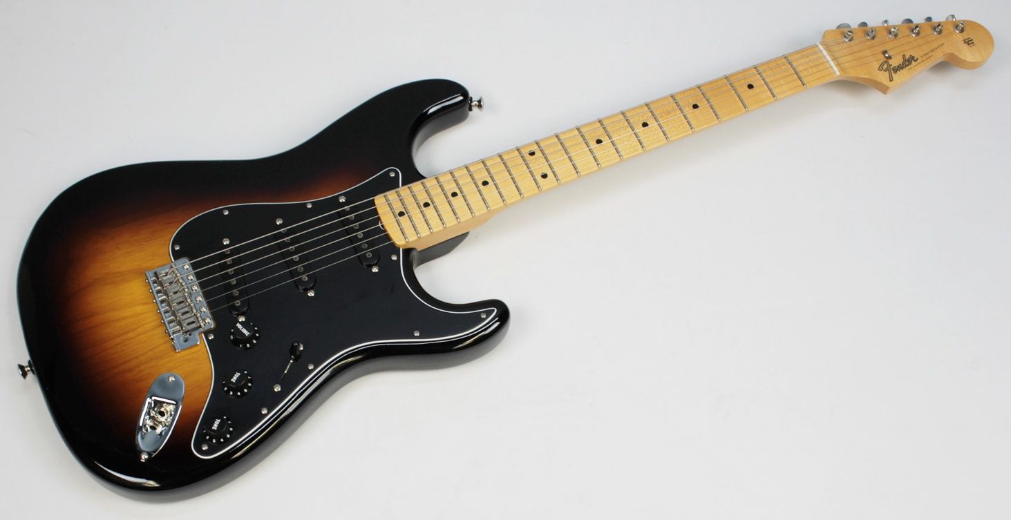 front of the whole electric guitar