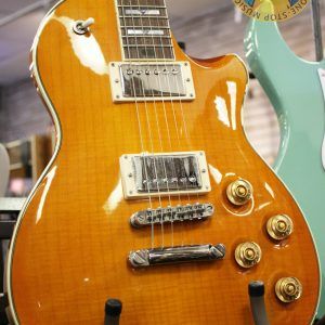 Larrivée RS-4, Larrivée RS4, Larrivée Electric Guitar, RS-4 Amber, Amber Finish, Single Cut Guitar, Flamed Maple Top, Mahogany Body, Mahogany Neck, Rosewood Fingerboard, Set Neck Guitar, Larrivée Humbuckers, TonePros Bridge, Schaller Tuners, CTS Electronics, Luxe Bumblebee Capacitors, Boutique Electric Guitar, Canadian Guitar Maker, Premium Electric Guitar, Dual Humbucker Guitar, Rock Guitar, Blues Guitar, Classic Rock, Vintage Style Electric, 2008 Larrivée, Amber Burst, Single Cutaway, High-End Electric Guitar, Made in Canada, Larrivee RS-4 Amber, Used Larrivée Guitar, Rare Larrivée Electric, Flame Maple Top Guitar, Sustain Rich Guitar, Collector Grade Guitar, Professional Guitar, Electric Guitar 2008