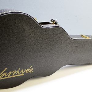 Larrivée RS-4, Larrivée RS4, Larrivée Electric Guitar, RS-4 Amber, Amber Finish, Single Cut Guitar, Flamed Maple Top, Mahogany Body, Mahogany Neck, Rosewood Fingerboard, Set Neck Guitar, Larrivée Humbuckers, TonePros Bridge, Schaller Tuners, CTS Electronics, Luxe Bumblebee Capacitors, Boutique Electric Guitar, Canadian Guitar Maker, Premium Electric Guitar, Dual Humbucker Guitar, Rock Guitar, Blues Guitar, Classic Rock, Vintage Style Electric, 2008 Larrivée, Amber Burst, Single Cutaway, High-End Electric Guitar, Made in Canada, Larrivee RS-4 Amber, Used Larrivée Guitar, Rare Larrivée Electric, Flame Maple Top Guitar, Sustain Rich Guitar, Collector Grade Guitar, Professional Guitar, Electric Guitar 2008