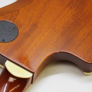 Larrivée RS-4, Larrivée RS4, Larrivée Electric Guitar, RS-4 Amber, Amber Finish, Single Cut Guitar, Flamed Maple Top, Mahogany Body, Mahogany Neck, Rosewood Fingerboard, Set Neck Guitar, Larrivée Humbuckers, TonePros Bridge, Schaller Tuners, CTS Electronics, Luxe Bumblebee Capacitors, Boutique Electric Guitar, Canadian Guitar Maker, Premium Electric Guitar, Dual Humbucker Guitar, Rock Guitar, Blues Guitar, Classic Rock, Vintage Style Electric, 2008 Larrivée, Amber Burst, Single Cutaway, High-End Electric Guitar, Made in Canada, Larrivee RS-4 Amber, Used Larrivée Guitar, Rare Larrivée Electric, Flame Maple Top Guitar, Sustain Rich Guitar, Collector Grade Guitar, Professional Guitar, Electric Guitar 2008