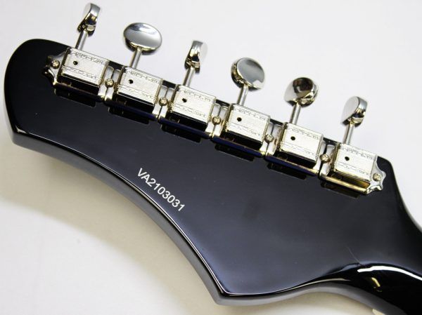 Rivolta Regata VII, Rivolta Guitars, Regata VII, Toro Black, 2021 Rivolta, semi-hollow guitar, electric guitar, offset guitar, dual humbuckers, Brevetto humbuckers, ebony fretboard, mahogany neck, maple body, center block guitar, set neck, 24 frets, boutique guitar, retro style guitar, Korean made guitar, nickel hardware, Tune-O-Matic bridge, stoptail tailpiece, black finish, Rivolta Mondata, Dennis Fano design, Fano inspired guitar, modern vintage guitar, alternative rock guitar, indie guitar, blues guitar, jazz guitar, collectible guitar, premium electric guitar