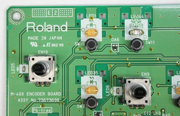 Roland M-400 V-Mixer Encoder Board