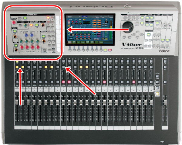 Roland M-400 V-Mixer Encoder Board