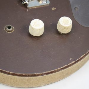Silvertone U1 1960 - Brown - Bottle Neck Headstock - Amazing Upgrades - Image 4
