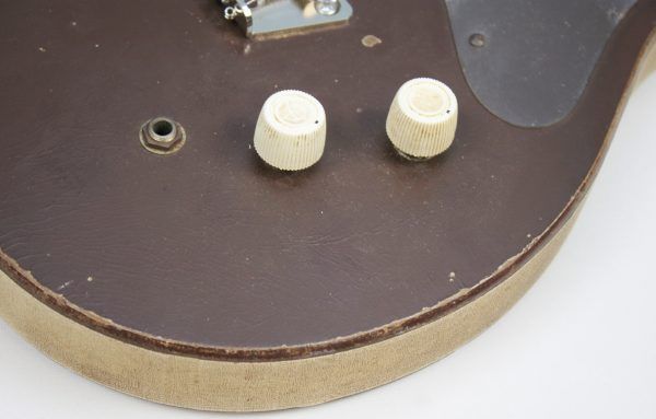 Silvertone U1 1960 - Brown - Bottle Neck Headstock - Amazing Upgrades