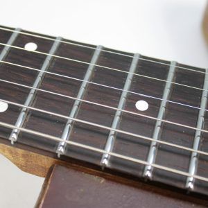 Silvertone U1 1960 - Brown - Bottle Neck Headstock - Amazing Upgrades stainless steel refret