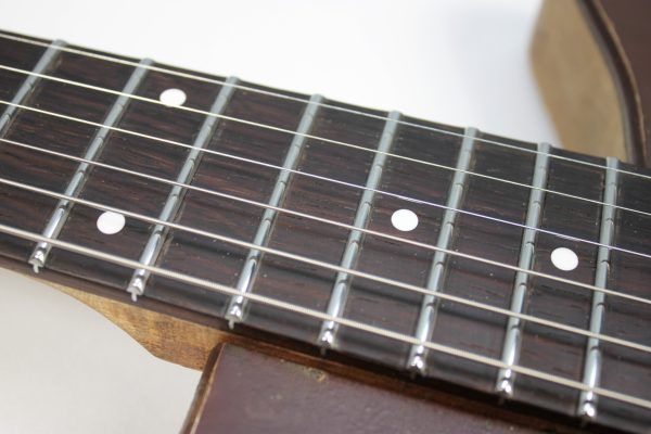 Silvertone U1 1960 - Brown - Bottle Neck Headstock - Amazing Upgrades stainless steel refret