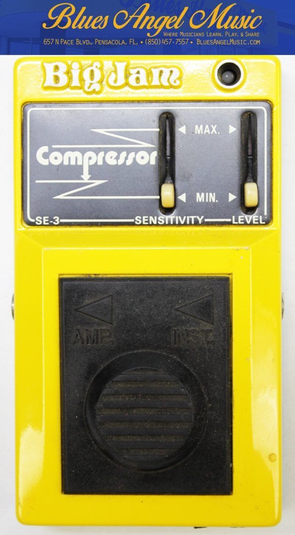 Big Jam SE-3 Compressor, Big Jam Compressor Pedal, Big Jam SE-3, Vintage Compressor Pedal, MIJ Compressor Pedal, Made in Japan Effects Pedal, Japanese Vintage Pedal, Big Jam Effects Series, Firstman Compressor, Multivox Big Jam, Analog Compressor Pedal, Vintage Guitar Compressor, Guitar Sustain Pedal, Compression Effect Pedal, Rare Japanese Pedal, 1970s Compressor Pedal, Vintage Effects Pedal, Collectible Guitar Pedal, Classic Compression Pedal, Retro Guitar Effects, Electric Guitar Compressor, Bass Compressor Pedal, Vintage Analog Compression, Yellow Effects Pedal, MIJ Guitar Effects, Japanese Analog Pedal, Sustain and Compression Pedal, Vintage Stompbox, Rare MIJ Pedal, Big Jam Vintage Effects, Firstman Effects Pedal, Multivox Compressor, Guitar Effects Collectible, Late 70s Effects Pedal, Vintage Guitar Gear, Analog Sustain Pedal, Boutique Vintage Pedal, Japanese Stompbox, Classic Guitar Compressor, Big Jam MIJ Pedal