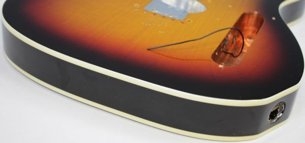 All Parts - TBF-3SBB Tele Body - 3-Tone Sunburst double bound body
