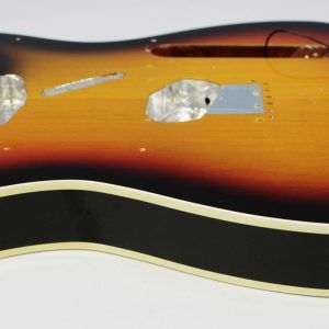 All Parts - TBF-3SBB Tele Body - 3-Tone Sunburst from the side