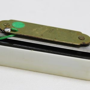 Fender Stratocaster Lace Sensor Gold Pickup - White back angled