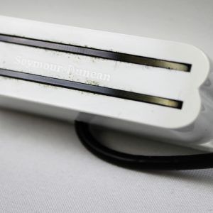 Seymour Duncan SHR-1b Hot Rails Strat Bridge Pickup - White main photo