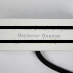 Seymour Duncan SHR-1b Hot Rails Strat Bridge Pickup - White front of pickup