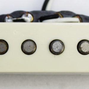 Fender Vintage Noiseless Strat Single Coil Middle / Neck Guitar Pickup PU - Vintage White front facing
