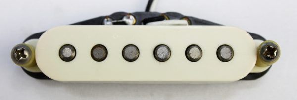 Fender Vintage Noiseless Strat Single Coil Middle / Neck Guitar Pickup PU - Vintage White front facing