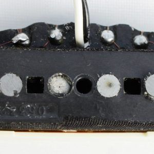 Fender Vintage Noiseless Strat Single Coil Middle / Neck Guitar Pickup PU - Vintage White back of pickup