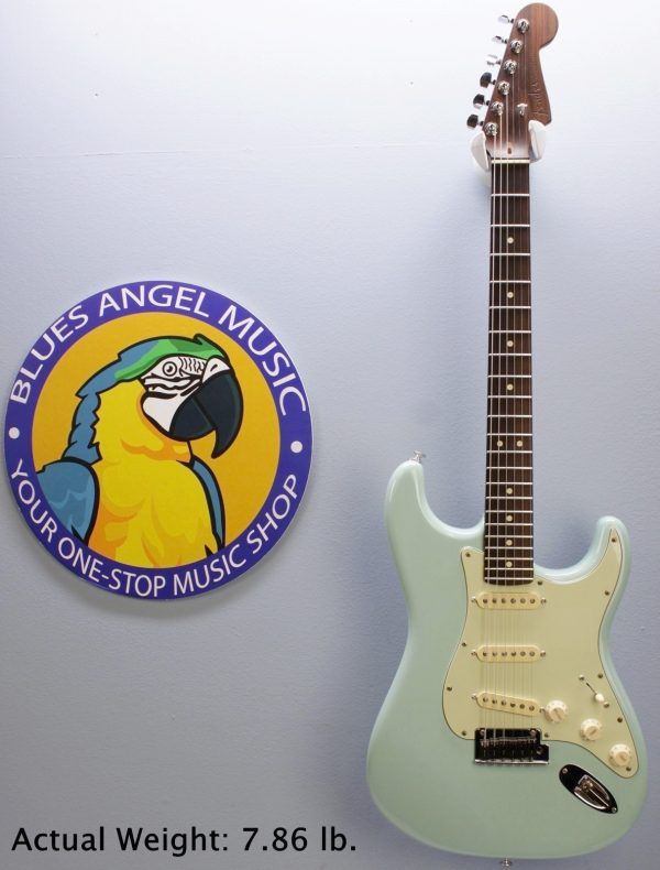 Fender American Professional Limited Edition Rosewood Neck Stratocaster 2017 - Daphne Blue **Upgraded Pickups** main photo