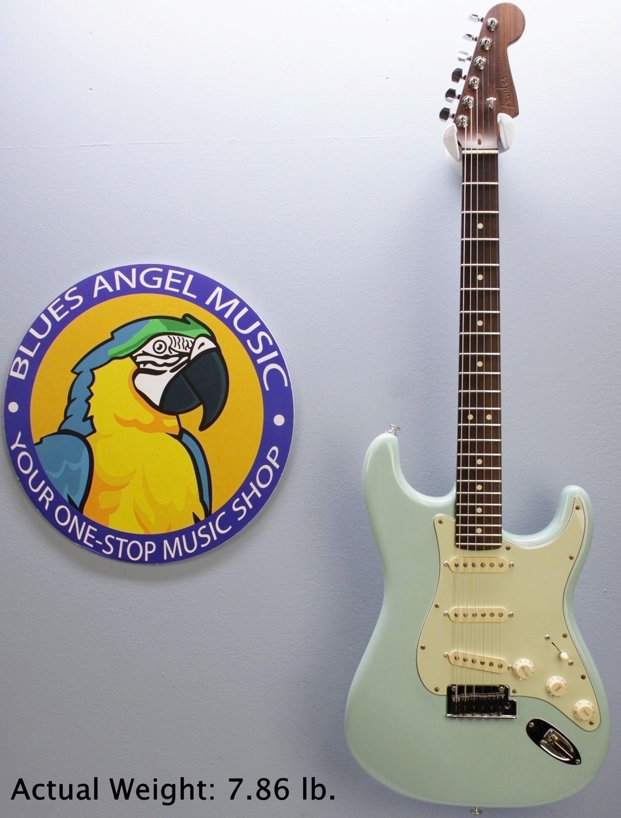 Fender American Professional Limited Edition Rosewood Neck Stratocaster 2017 - Daphne Blue **Upgraded Pickups** main photo