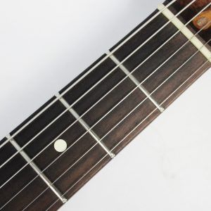 Fender American Professional Limited Edition Rosewood Neck Stratocaster 2017 - Daphne Blue **Upgraded Pickups** closeup fretboard