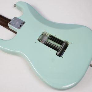 Fender American Professional Limited Edition Rosewood Neck Stratocaster 2017 - Daphne Blue **Upgraded Pickups** back of body angled