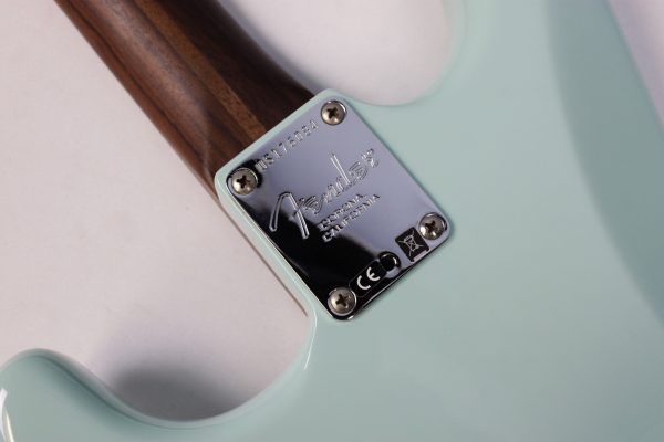 Fender American Professional Limited Edition Rosewood Neck Stratocaster 2017 - Daphne Blue **Upgraded Pickups** back plate