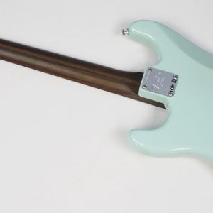 Fender American Professional Limited Edition Rosewood Neck Stratocaster 2017 - Daphne Blue **Upgraded Pickups** back of body the entire instrument